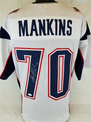 Logan Mankins Signed New England Patriots Jersey (JSA COA) 7x Pro Bowl Guard