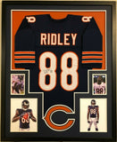 FRAMED CHICAGO BEARS RILEY RIDLEY AUTOGRAPHED SIGNED JERSEY JSA COA