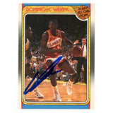 Dominique Wilkins Autographed 88 Fleer All Star Team Trading Card Beckett 54209