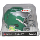 D'Andre Swift Signed Philadelphia Eagles TB Mini Helmet BAS 42963