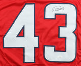 Tom Wilson Signed Washington Capital Home Jersey (JSA) 2018 Stanley Cup Champ