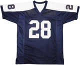 COWBOYS DARREN WOODSON AUTOGRAPHED BLUE & WHITE THROWBACK JERSEY BECKETT 230011