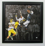 Allen Robinson PSU White Out 4 OT Signed/Autographed 24x24 Canvas JSA 143215