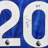 Joao Pedro Signed Chelsea FC Home Soccer Jersey #20 with Beckett COA