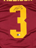 Jordan Addison Signed USC Trojans Jersey (Beckett) Minnesota Vikings Receiver