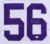 Chris Doleman Signed Vikings Jersey Inscribed "HOF 12" (JSA COA) 8xPro Bowl DE