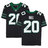 Breece Hall Autographed New York Jets Nike 2024 Black Game Jersey Fanatics