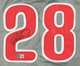 Jayson Werth Signed Philidelphia Phillies Jersey Beckett 2008 World Series Champ