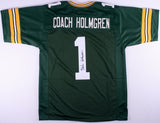 Mike Holmgren Signed Green Bay Packers Jersey (JSA) Super Bowl XXXI Champ /Coach