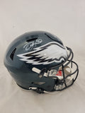 JALEN HURTS & SAQUON BARKLEY SIGNED EAGLES SPEEDFLEX HELMET FANATICS BECKETT