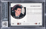 Kings Luc Robitaille Signed 1990 Pro Set #126 Card Auto Gem Mint 10! BAS Slabbed