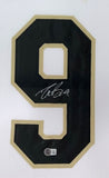 Drew Brees New Orleans Signed Framed White Football Jersey BAS