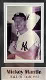 Muhammad Ali & Mickey Mantle Autographed 8x10 Photo Framed Collage Beckett LOA