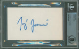 Penguins Jaromir Jagr Authentic Signed 3x5 Index Card Autographed BAS Slabbed 2