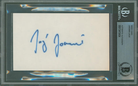 Penguins Jaromir Jagr Authentic Signed 3x5 Index Card Autographed BAS Slabbed 2