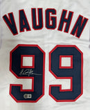 CHARLIE SHEEN Signed Custom "Ricky Vaughn" Jersey AUTO - Major League - BAS