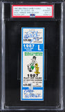 Magic Johnson Signed 1987 NBA Finals Gm 4 Full Ticket Stub Auto 10! PSA/DNA Slab