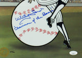 Whitey Ford Signed New York Yankees Unframed 16x20 Betty Boop Photo LE 377/500