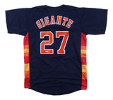 Jose Altuve Houston Signed Navy Gigante Baseball Jersey JSA