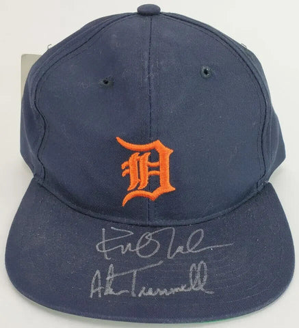 Alan Trammell & Kirk Gibson Signed Detroit Tigers New Era Snapback Hat (JSA COA)