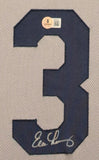 FRAMED TAMPA BAY RAYS EVAN LONGORIA AUTOGRAPHED SIGNED JERSEY BECKETT HOLO