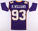 Kevin Williams Signed Vikings Jersey (PSA COA) Minnesota Def Tackle 2003-2013