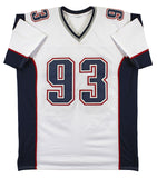 Richard Seymour Authentic Signed White Pro Style Jersey BAS Witnessed