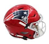 Julian Edelman Signed New England Patriots Speed Flex Authentic Flash NFL Helmet