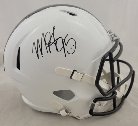 MYLES GARRETT SIGNED CLEVELAND BROWNS F/S ALTERNATE SPEED REP HELMET BECKETT QR