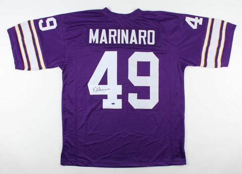 Ed Marinaro Signed Minnesota Vikings Jersey (RSA) Running Back & TV Star