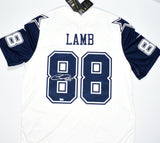 CeeDee Lamb Signed Cowboys White Nike White Alt. Vapor Limited Jersey-Fanatics