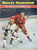 Stan Mikita & Bill Gadsby Signed 1966 Sports Illustrated Magazine Cover Page PSA