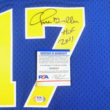 Chris Mullin Signed Jersey PSA/DNA Golden State Warriors Autographed HOF 2011