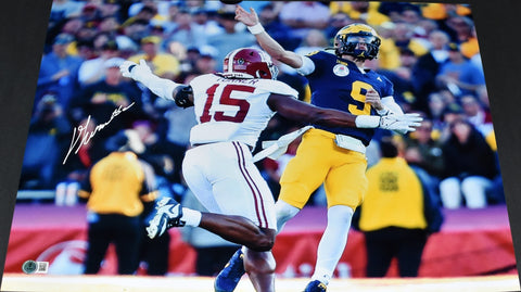 DALLAS TURNER AUTOGRAPHED ALABAMA CRIMSON TIDE 16x20 PHOTO BECKETT