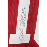 John Mateer Autographed/Signed College Style XL Jersey Red Beckett Witness 58316