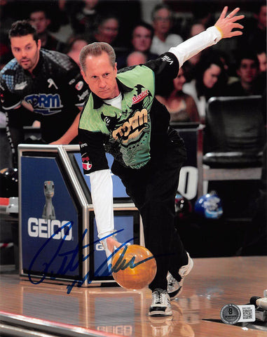 Pete Weber Bowling Authentic Signed 8x10 Photo Autographed BAS #BM01866