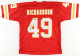 Tony Richardson Signed Kansas City Chiefs Jersey (JSA COA) 3xPro Bowl Fullback