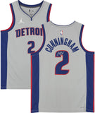 Cade Cunningham Detroit Pistons Signed Gray Statement Swingman Jersey