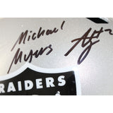 Ashton Jeanty Autographed Las Vegas Raiders F/S Helmet Michael Meyers BAS 53218