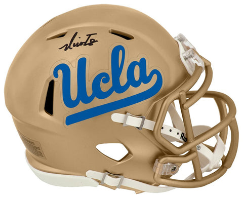 Nico Iamaleava Signed UCLA Bruins Riddell Speed Mini Helmet - (SCHWARTZ COA)
