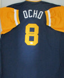 Brewers Outfielder RYAN BRAUN Signed Custom "Ocho" Nickname Jersey AUTO - JSA