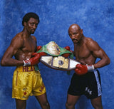 Thomas Hearns Signed Everlast Boxing Glove "Hitman" (JSA COA) 61 & 5 Record