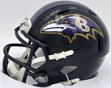 Terrell Suggs Autographed Falcons Black Mini Helmet Beckett Witness 2W637289