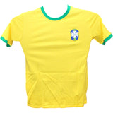 Roberto Carlos Autographed/Signed National Style Yellow Jersey Beckett 43491