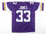 Aaron Jones Signed Minnesota Vikings Jersey (Beckett) 2020 Pro Bowl Running Back