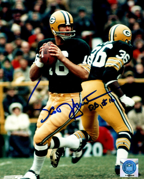 Packers QB SCOTT HUNTER Signed 8x10 Photo #5 AUTO - 1971-73