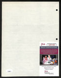 Lynn St. John HOF Signed 1939 Contract Ohio State & Purdue JSA 198967