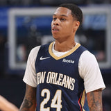 Jordan Hawkins Signed New Orleans Pelicans Jersey (PSA) 2023 1st Round Pk/ UConn