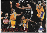 Mario Elie Signed San Antonio Spurs Jersey (JSA COA) 3xNBA Champion 94, 95, 99