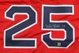 Mike Lowell Signed Boston Red Sox Jersey (Beckett) 2007 World Series MVP / 3rd B